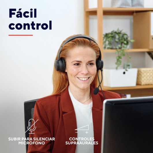 Trust HS-201 Headset USB com Microfone Preto