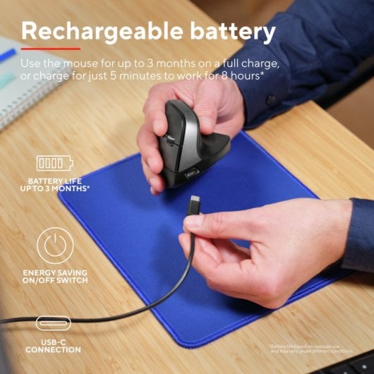 Trust Bayo+ mouse Mano destra RF senza fili + Bluetooth Ottico 2400 DPI