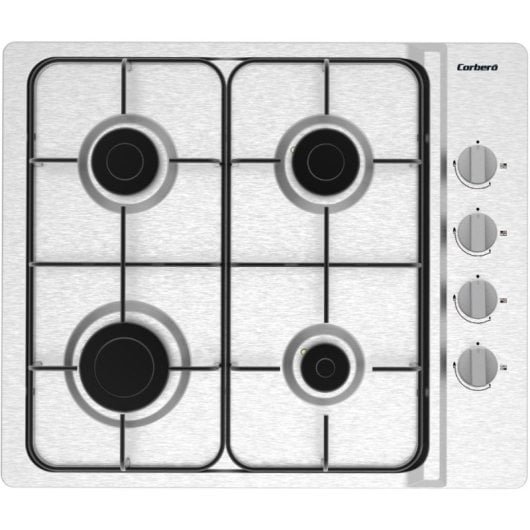 Corberó CPGS423X Piano cottura a gas 4 fuochi 60cm acciaio inox