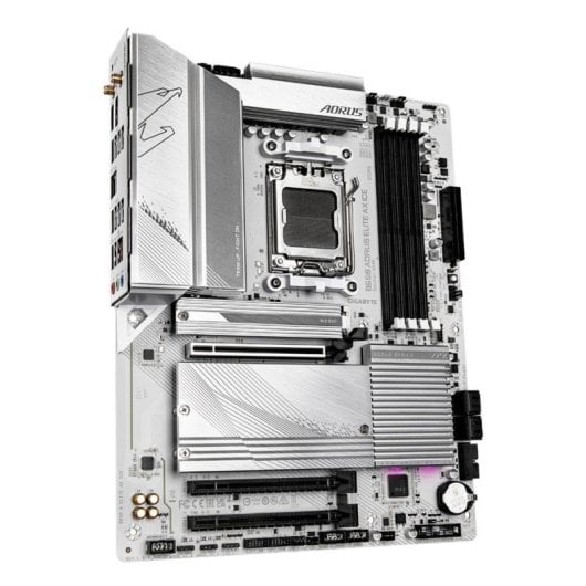Carte mère Gigabyte B650 AORUS ELITE AX ICE B650 AM5 DDR5 ATX WiFi 6E RGB M.2 2.5GbE