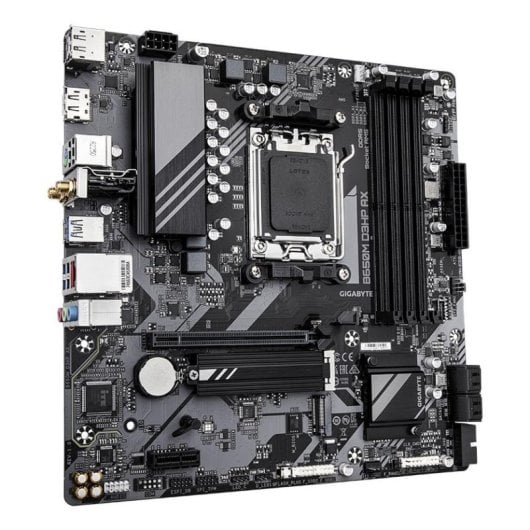 Carte mère Gigabyte B650M D3HP AX B650 Socket AM5 DDR5 Micro-ATX WiFi 6E 2.5GbE PCIe 4.0 M.2