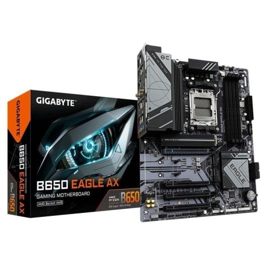 Motherboard Gigabyte B650 EAGLE AX B650 Socket AM5 DDR5 ATX WiFi 6E PCIe 5.0 RGB