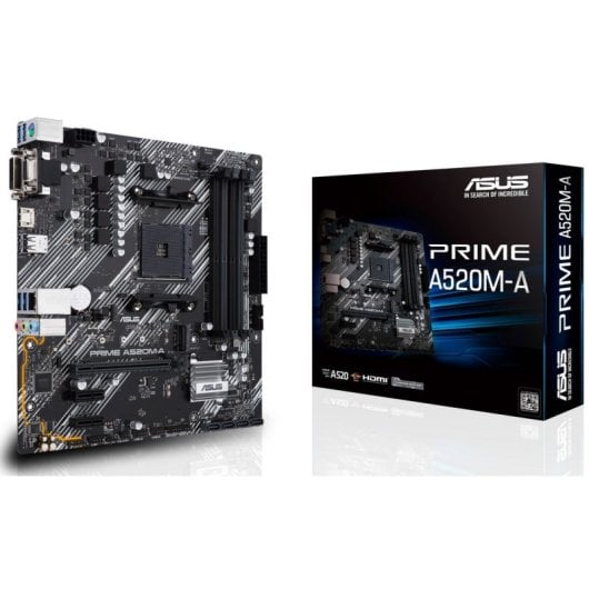 ASUS PRIME A520M-A II/CSM AMD A520 Socket AM4 micro ATX