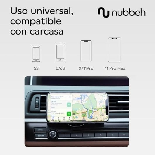 Nubbeh Atlas Soporte de Móvil Magnético Imán Para Coche