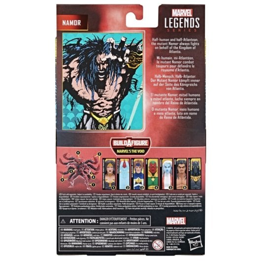 Figura Namor originale di Hasbro Avengers Marvel Legends Series