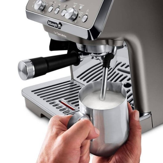 DeLonghi La Specialista Arte Evo EC9255.T Máquina de Café Expresso com Moinho 15 Bar Titânio