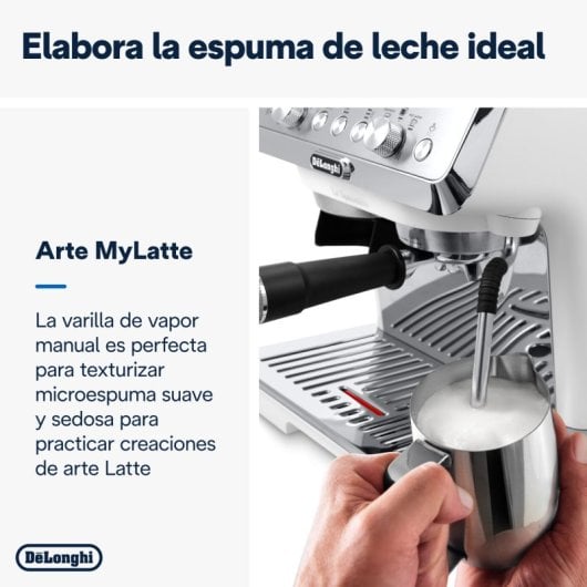 DeLonghi La Specialista Arte EC9155.W Espressomaschine mit Mahlwerk, 15 Riegel, Edelstahl