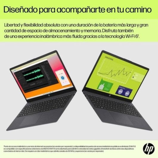 Portátil HP 15-fd0065ns 15.6" Intel Core i3-N305 8GB 512GB SSD Windows 11 Azul Lunar