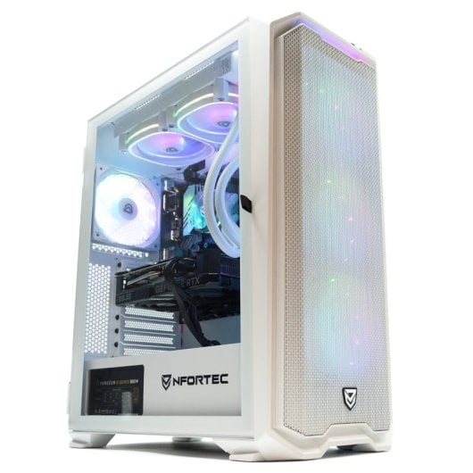PcCom Ready AMD Ryzen 7 5800X / 32 Go / SSD 1 To / RTX 4060 Ti - Blanc