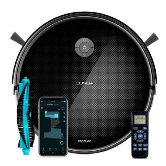 Aspirateurs Robots et Laveur Cecotec Conga Connected Gyro Navigation Gyroscopique 2.100 Pa WiFi App Contrôle