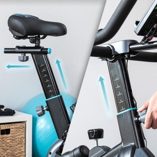 Indoor Bike Cecotec DrumFit Indoor 15000 Magnetic Connected mit 15 kg Schwungmasse, LCD, App