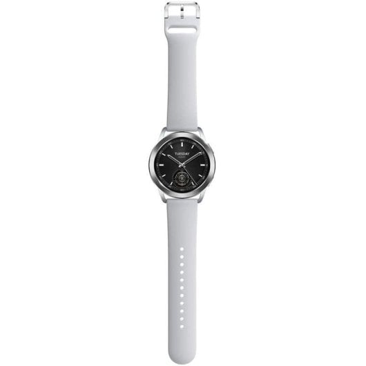 Xiaomi Watch S3 Bluetooth GPS NFC 47mm AMOLED Silber Grau One Size 5ATM SpO2 Herzfrequenz Schlafanalyse