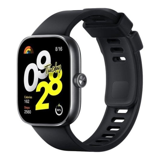 Xiaomi Redmi Watch 4 Bluetooth GPS 47,5mm AMOLED Preto Resistente Água 5ATM SpO2 Pulsómetro
