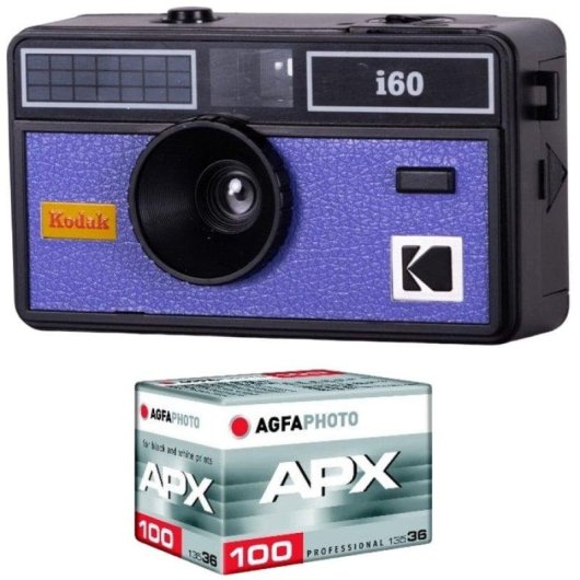 Appareil photo Agfaphoto i60 35mm Bleu avec film ISO 100 36 poses