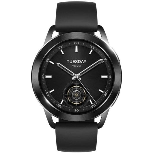 Xiaomi Watch S3 Bluetooth GPS NFC 47mm AMOLED Schwarz Einheitsgröße 5ATM SpO2 Herzfrequenz