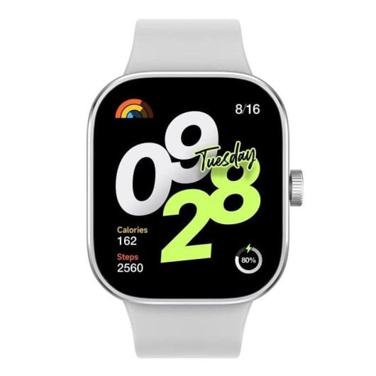 Xiaomi Redmi Watch 4 Bluetooth GPS 47,5mm AMOLED Silber Größe Einheitsgröße 5ATM SpO2 Pulsmesser Schlaftracking