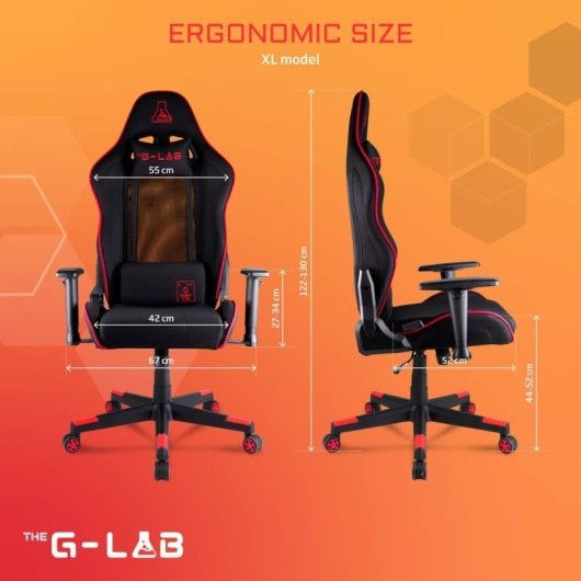 The G-Lab K-Seat Oxygen XL Cadeira Gaming Azul