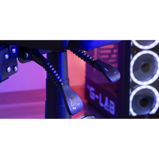 La chaise de jeu G-Lab K-Seat rouge fluo