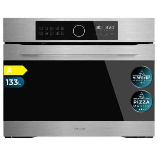 Forno elettrico Cecotec Bolero Hexa AF319000 133L Inox con Airfryer e Pulizia a Vapore