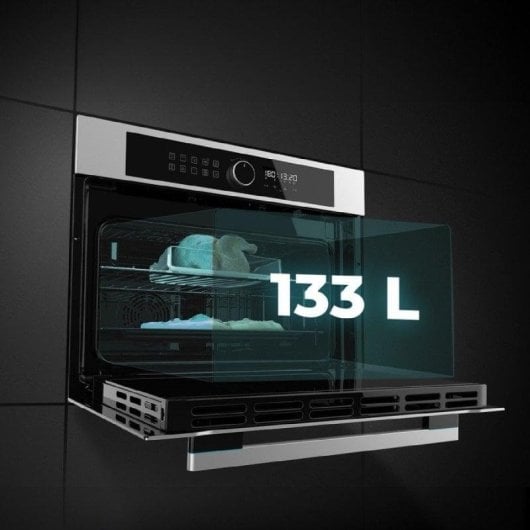 Forno elettrico Cecotec Bolero Hexa AF319000 133L Inox con Airfryer e Pulizia a Vapore