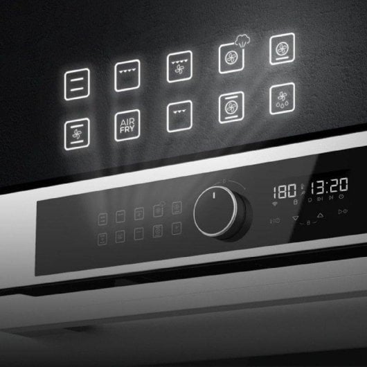 Forno elettrico Cecotec Bolero Hexa AF319000 133L Inox con Airfryer e Pulizia a Vapore