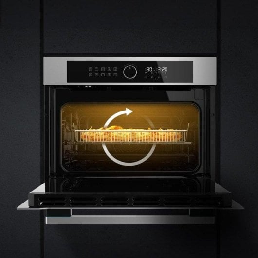 Forno elettrico Cecotec Bolero Hexa AF319000 133L Inox con Airfryer e Pulizia a Vapore