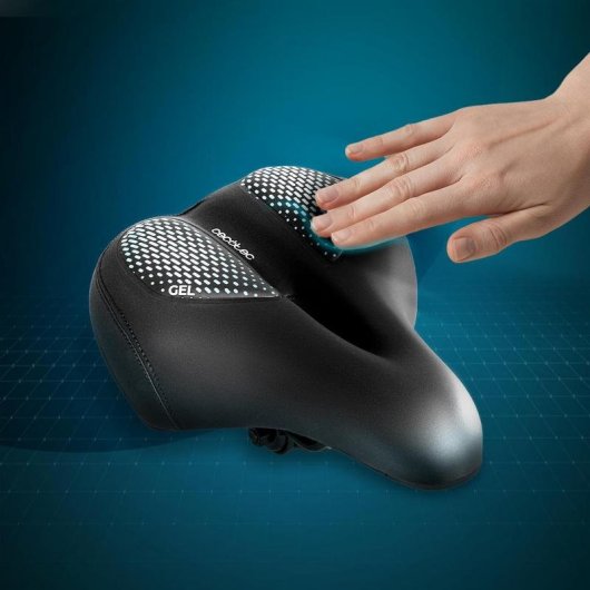 Selle Cecotec DrumFit SitBike Gel Ultra Confort Fente Centrale Amortisseurs