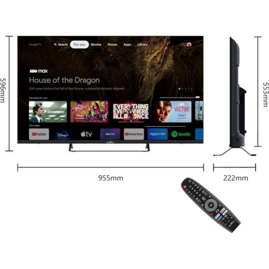 Mando A Distancia Samsung Smart Hub TV, Modelo Universal
