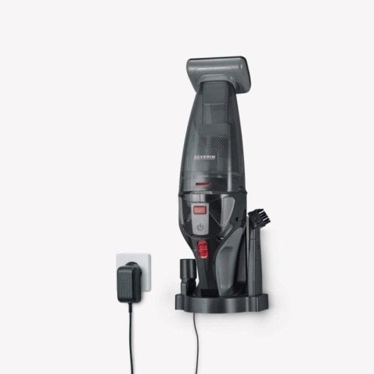 Severin HV 7147 Aspiradora de Mano a Batería con Accesorios y Función Wet & Dry 120W Negro