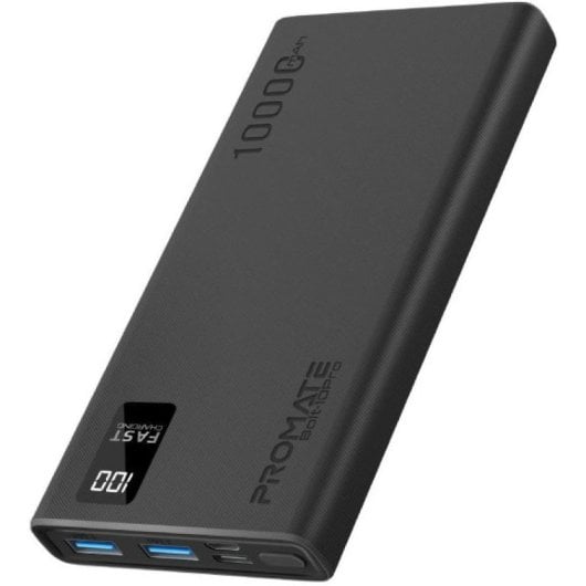 Promate Bolt-10Pro Powerbank 10000mAh 2xUSB e USB-C Preto