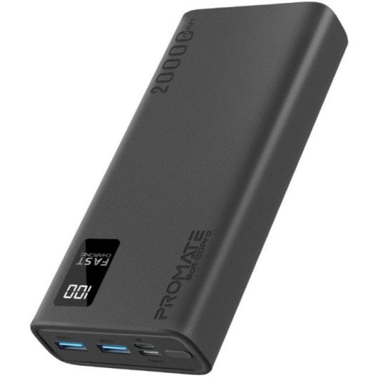 Promate Bolt-20Pro Powerbank 20000mAh 2xUSB e USB-C Preto