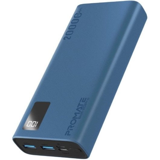 Promate Bolt-20Pro Powerbank 20000mAh 2xUSB e USB-C Azul