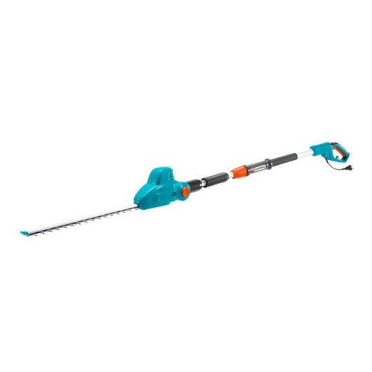 Corta-sebes telescópico elétrico THS 550/48. Motor de 500 W. Comprimento de corte: 48 cm. Ø máximo de corte: 0,18 mm
