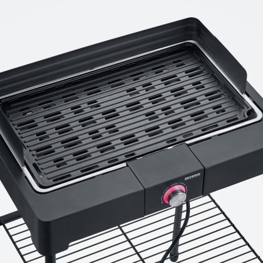 Barbecue Con Gambe, Severin Pg 8568 Griglia Rigata Nera 2200 W
