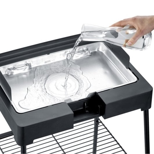 Barbecue Con Gambe, Severin Pg 8568 Griglia Rigata Nera 2200 W