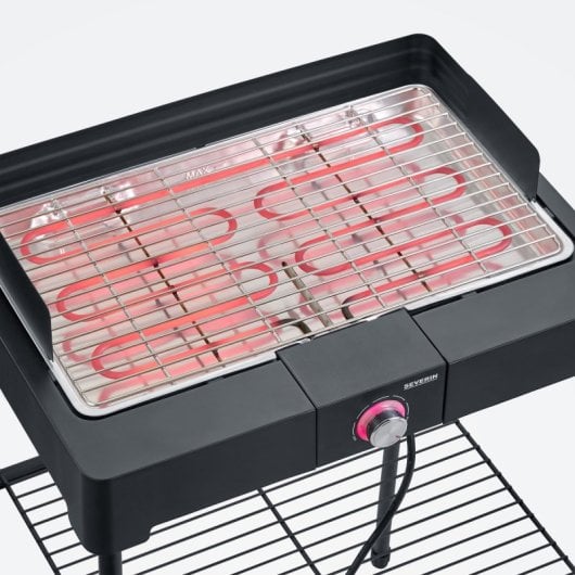 Severin PG8566 Barbecue & Grill Elektro Schwarz 2200 W