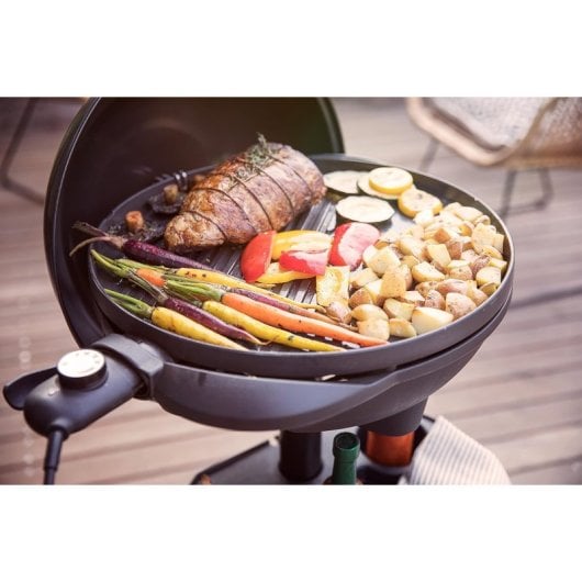 Severin PG 8541 Barbacoa Grill con Patas y Tapa 2000W Negro