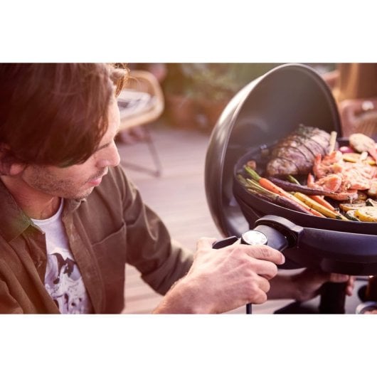Severin PG 8541 Barbacoa Grill con Patas y Tapa 2000W Negro