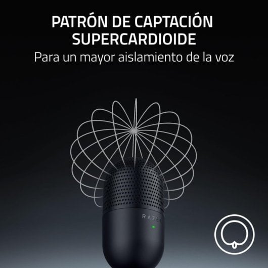 Razer Seiren V3 Mini Micrófono de Condensador para Streaming Negro