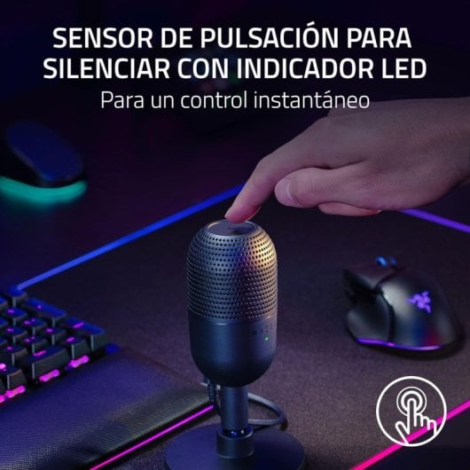 Razer Seiren V3 Mini Micrófono de Condensador para Streaming Negro