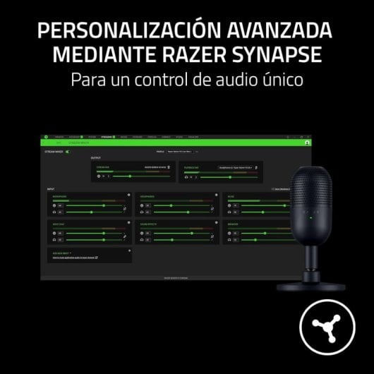 Razer Seiren V3 Mini Micrófono de Condensador para Streaming Negro