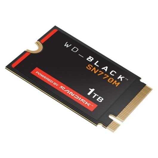 Disque SSD WD BLACK SN770M 1 To M.2 PCIe Gen4 NVMe 2230