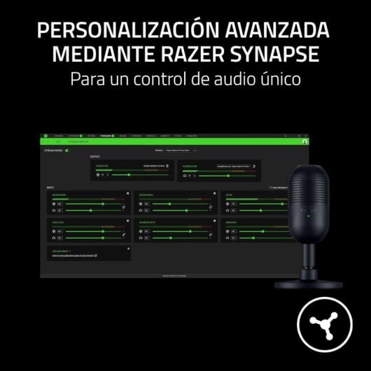 Mini microfono a condensatore Razer Seiren V3 per lo streaming rosa