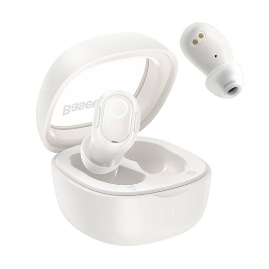 Baseus Bowie WM02 Cuffie True Wireless Stereo (TWS) Chiamate in-ear/Musica USB Tipo C Bluetooth Bianco