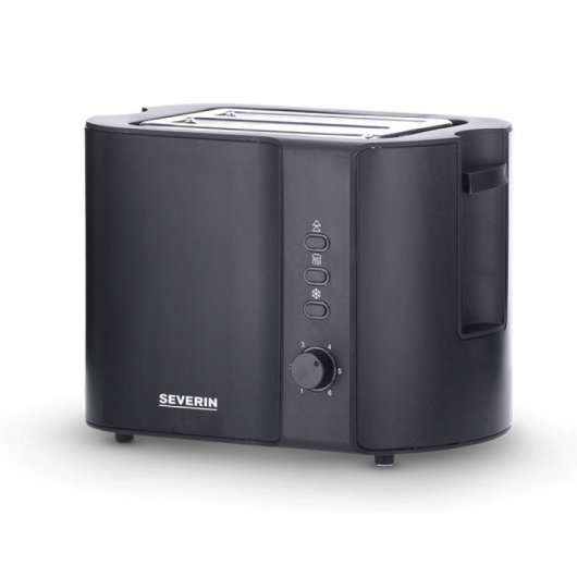 Grille-pain Automatique Severin At 9552 - 2 emplacements 800 W Noir Mat