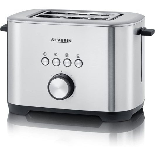 Grille-Pain Fonction Bagel Severin À 2620 - 2 Fentes 800 W Inox