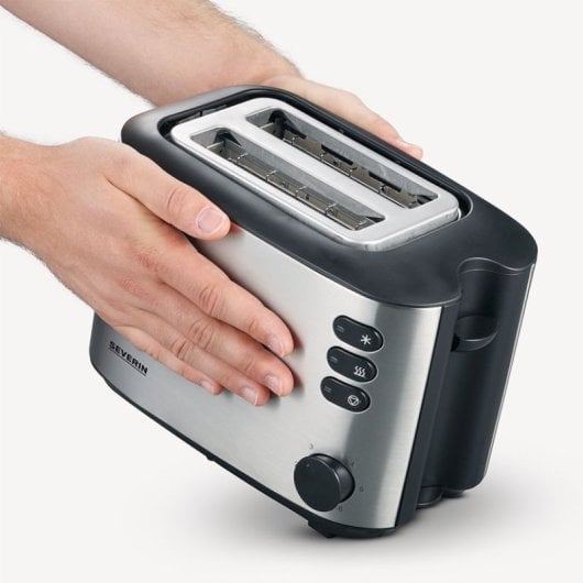Tostapane Con 2 Fessure Severin At 2514 Acciaio Inossidabile Spazzolato / Nero 850 W