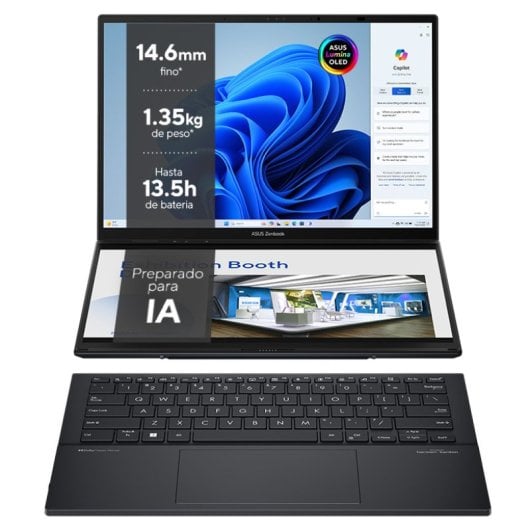 ASUS Zenbook DUO UX8406MA-PZ244W Intel Evo Edition - Intel Core Ultra 9 185H/32GB/1TB SSD/14" Táctil