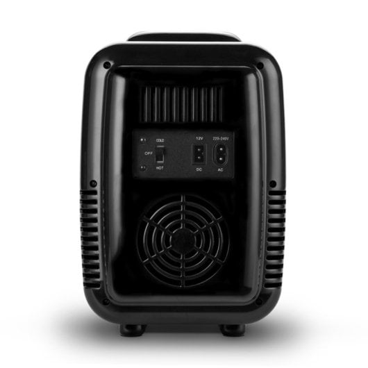 Radiola RAMF4B Mini Nevera Portátil 4l Funcionamiento 12v-220v Función Frío/Calor Vintage Negra