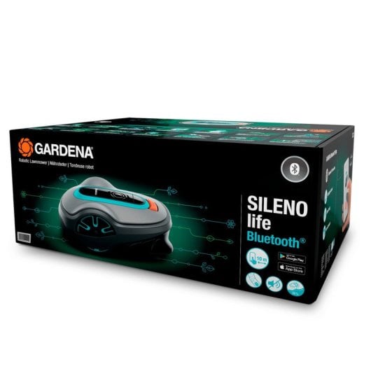 Cortador de grama robô Gardena Sileno Life Bluetooth 1250m2